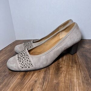 Gabor Damen beige Pumps Ballerina women’s size 10